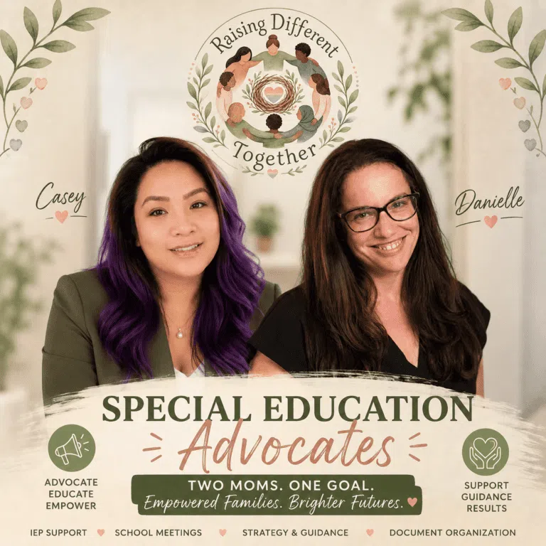 Danielle and Casey, co-founders of Raising Different Together